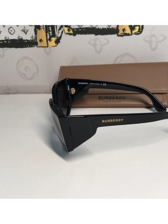 New Authentic Burberry BE4306 3001 Black Sunglasses main image 7